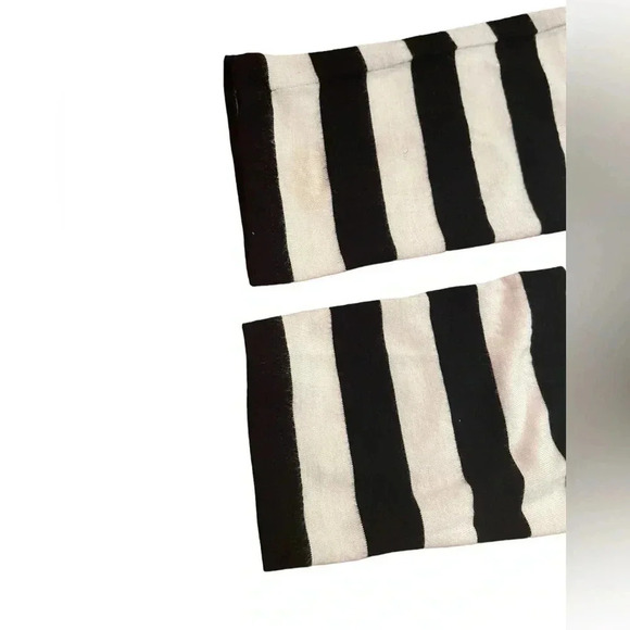 Michael Kors Long Sleeve Black White Stripe Mini Size XS - Picture 6 of 8